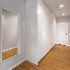 Wall Mural - Light hallway with big wardrobe