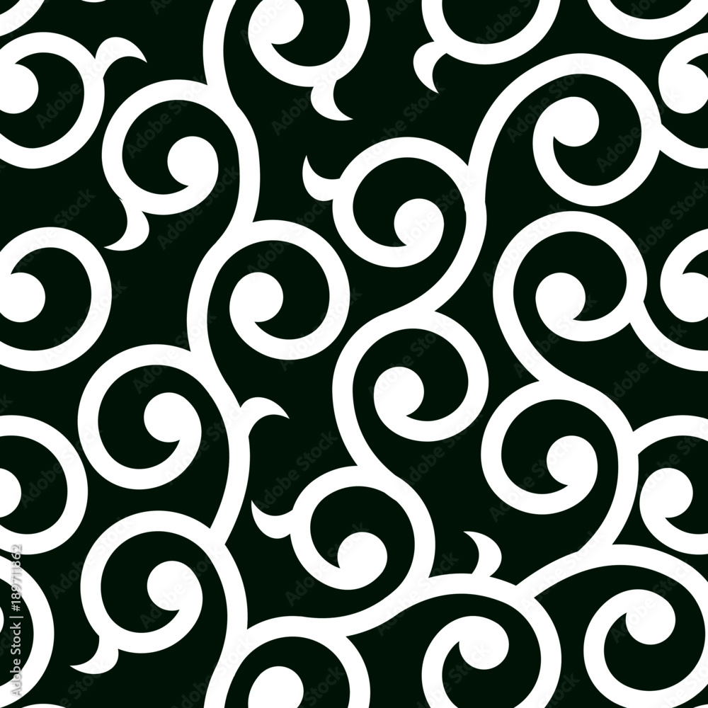 唐草模様パターン Stock Vector | Adobe Stock