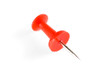 © OB production - Blue and red pushpin. Macro. Closeup