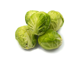 Wall Mural - Green Brussel Sprouts Isolated