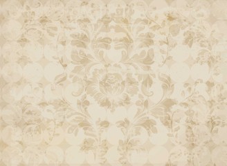 Luxurious Damask pattern Vector ornament decor. Baroque background textures. Royal victorian trendy designs