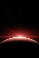 Wall Mural - mars. planets in solar system. elements of this image furnished by nasa.