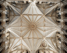 Vaulted Ceiling In A Cathedral