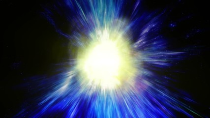 Wall Mural - space 2062: traveling through a wormhole in deep space (loop).