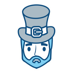 Sticker - Irish top hat design