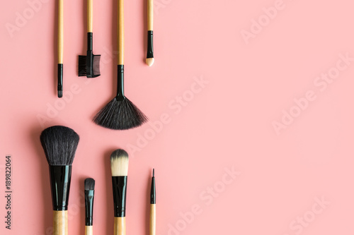 Cuadros en Lienzo Set of essential professional make up brushes