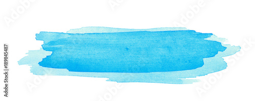 Fotografía Watercolor brush stroke isolated