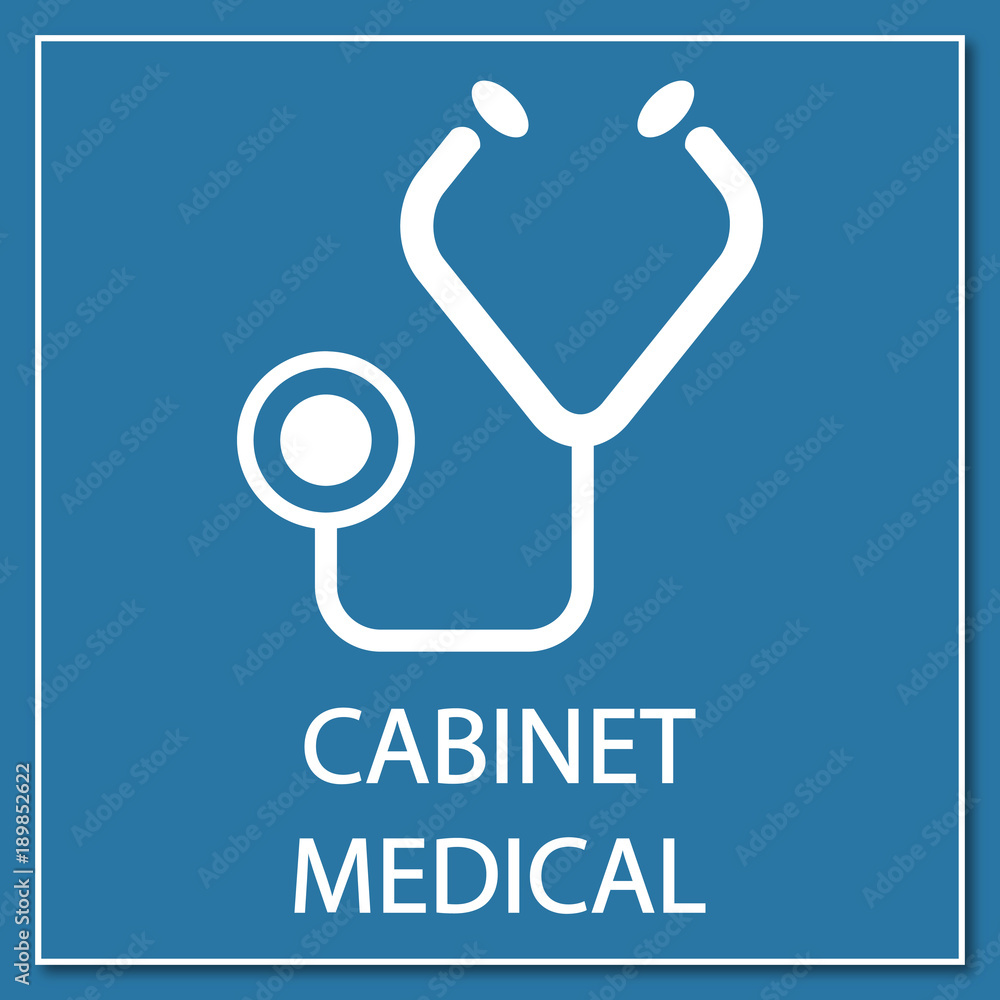 Logo cabinet médical. Stock Vector | Adobe Stock, image size:1000x1000