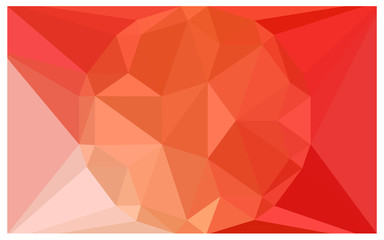 Wall Mural - light red, yellow vector beautiful background with a large diamond.
