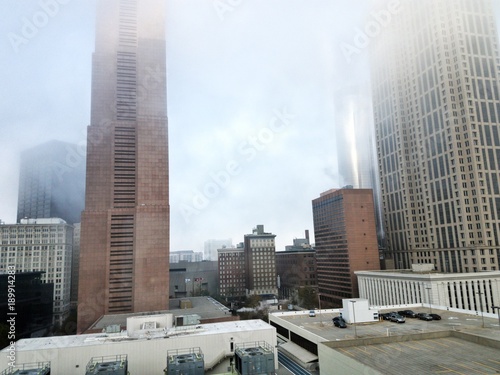 Plakat Widok z 16. piętra na centrum Atlanty