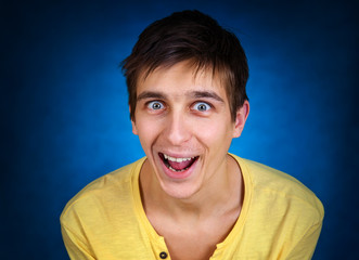 Wall Mural - Surprised Young Man