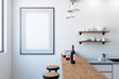 © peshkova - Modern pub with blank poster