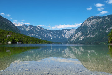 Wall Mural - Bohinj Lake, Triglav national park, Slovenia, Alps