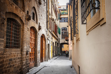 Canvas Print - Street in Florence, Italy