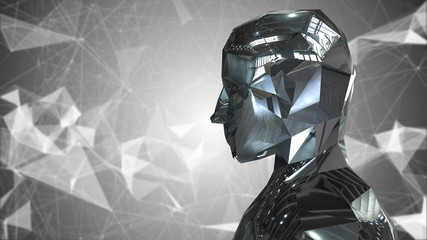 Wall Mural - ai artificial intelligence technology of big data machine deep learning cloud computing connectivity