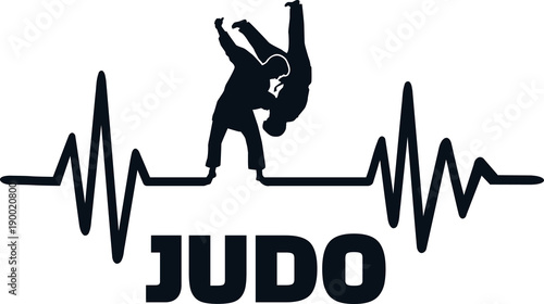 Plakaty Judo  puls-bicia-serca-w-judo