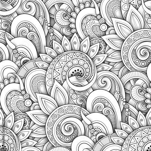 monochromatyczny-wzor-z-motywami-kwiatowymi-niekonczace-sie-tekstury-z-kwiatow-lisci-itp-naturalne-tlo-w-stylu-linii-doodle-strona-kolorowanki-wektorowa-3d-konturowa-ilustracja-sztuka-abstrakcyjna