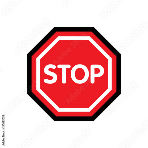 picture Cartoon Image Stop Sign https stock adobe com images cartoon stop sign 190035053 start checkout 1 content id 190035053