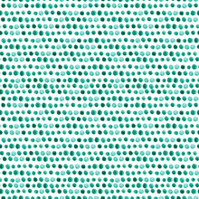 Watercolor Hand Drawn Illustration Seamless Pattern Background With Green Dots Isolated On White