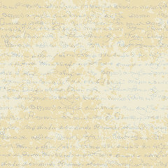 Poster - Seamless background pattern. Imitation of a abstract vintage lettering. Unreadable text.