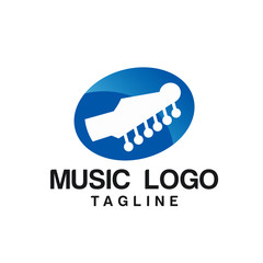 Canvas Print - Creative Music Logo Design Template