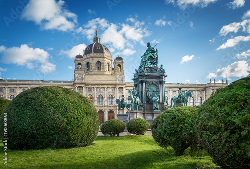 Plakat Pomnik Marii Teresy w Wiedniu, Austria.