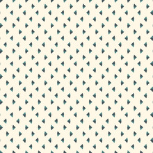 Minimalist Abstract Background. Simple Modern Print With Mini Triangles. Seamless Pattern With Geometric Figures