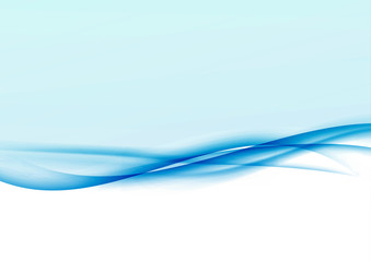Wall Mural - Blue speed abstract smoke lines border background