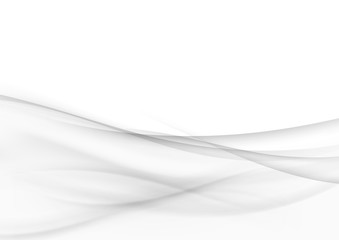 Wall Mural - grey abstract soft smoke mild line border layout
