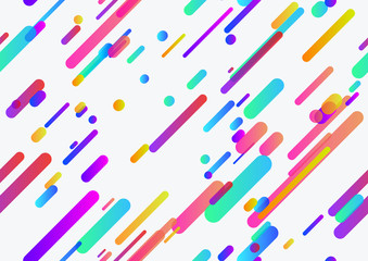 Wall Mural - seamless trendy neon lines pattern seamless background template