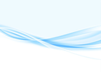 Wall Mural - soft blue smoke gradient futuristic liquid transparent background