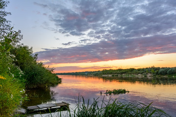 Wall Mural - russia. the oka river.