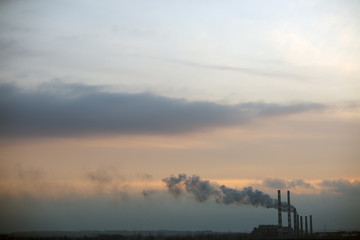  Industrial power at sunrise