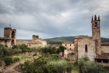 The medieval village