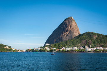 Fototapete - Sugarloaf Mountain, the famous natural landrmark of Rio de Janeiro, Brazil