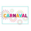 © annakukhmar - Fireworks and celebration background, winner, victory poster, banner. Creative poster for carnival celebrations
