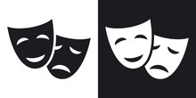 masques-de-drame-photo-stock-libre-public-domain-pictures