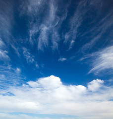 Wall Mural - blue sky with cloud