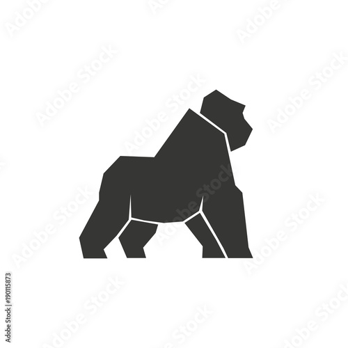 Geometric Gorilla Icon Stock イラスト Adobe Stock Geometric Gorilla Icon Stock イラスト Adobe Stock