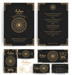 © reanew - Indian Food. Premium Restaurant menu template. Elegant design. Food flyer. Business card. Vector