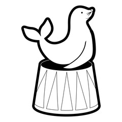 Sticker - seal animal design