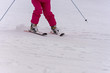skier skiing down snowy hill