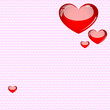 Karte Valentinstag Herz Liebe Vektor