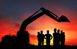 © sittinan - Group of  engineer on working area  at construction site