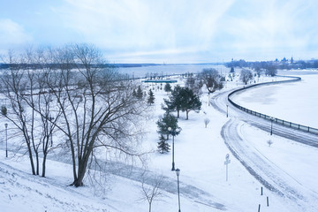 Wall Mural - Volga embankment in Yaroslavl