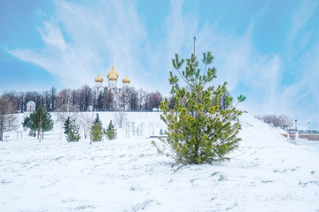 Wall Mural - Volga embankment in Yaroslavl