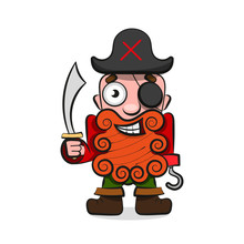 Pirate. Vector Illustration