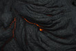Molten Lava rocks with texture and extreme heat in 