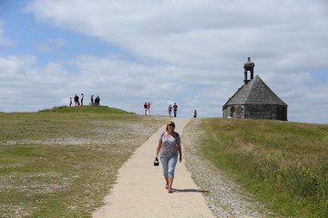 Sticker - Auf dem Mont Saint-Michel de Brasparts, Bretagne