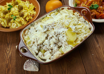 Wall Mural - Portuguese Bacalhau com natas